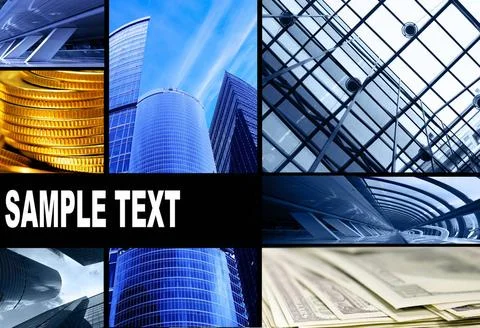 Assemblage of bussines theme photos Assemblage of bussines theme photos wi... Stock Photos
