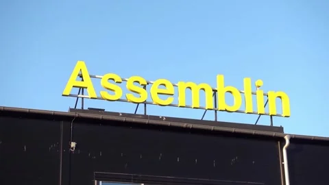 Assemblin sign Stock Footage 283783971