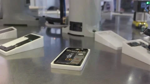 Assembling and disassembling smart phone Stock Footage 145394398