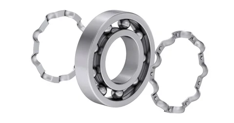 Assembling ball bearing process 動画素材 307475270