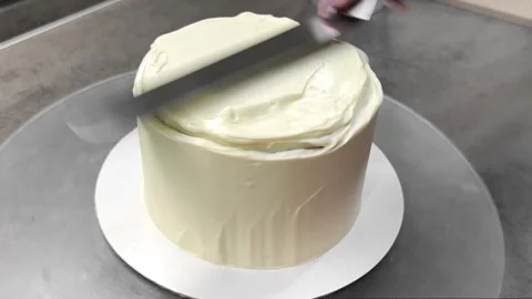Assembling a cottage cheese pie on a gray table. cake ingredients. Stock Footage 244516486