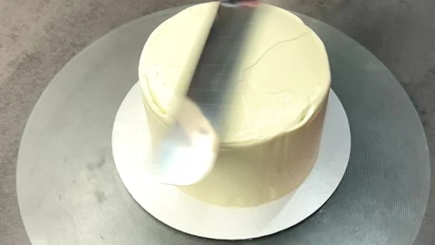 Assembling a cottage cheese pie on a gray table. cake ingredients. Stock Footage 244516489