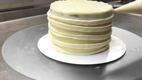 Assembling a cottage cheese pie on a gray table. cake ingredients. Stock Footage 244516515