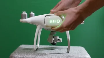 Assembling A Drone Preparing For Flight On Green Screen Background Video stock 85853472