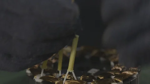 Assembling electrical parts - Shot on Sony FS7 스톡 동영상 91170225