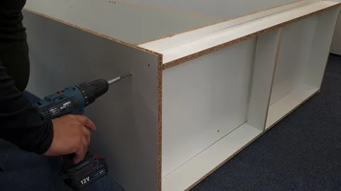 Assembling a flat pack. Stock Footage 169952396