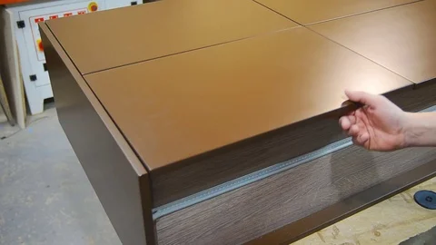 Assembling of furniture closeup Stock Footage 72656580