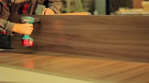 Assembling furniture Stock-Footage 54383314