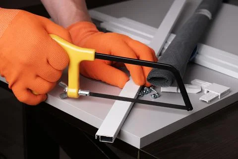 Assembling  mosquito net for  window Фото