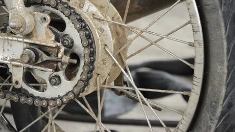 Assembling motorcycle. 스톡 동영상 77749230