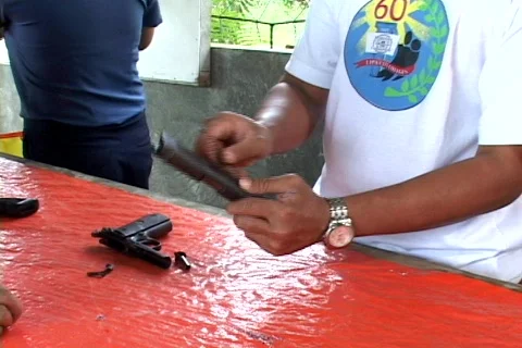 Assembling Pistol Stock Footage 146858