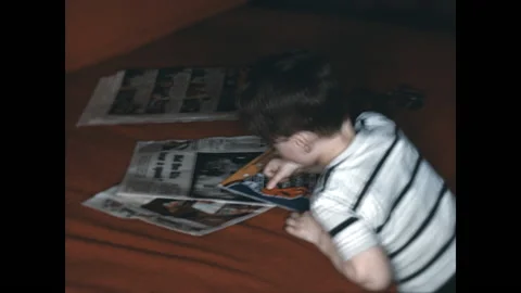 Assembling a Puzzle 1951 Stock Footage 221001967