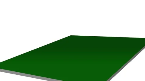 Assembling of simple house with red roof Stock Footage 70805783