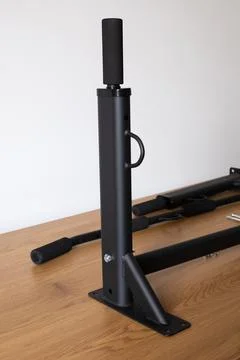 Assembling Wall-Mounted Pull-Up Bar Post Stock Photos