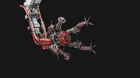 Assembly Arm 1 moving Stock Footage 255482191