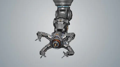 ASSEMBLY ARM 2 semi Rotate Video stock 255939410