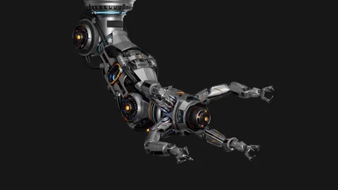Assembly Arm 2 zooming Video stock 255482222