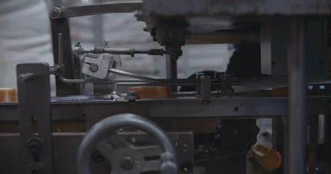 Assembly Belt And Worker 스톡 동영상 105353477