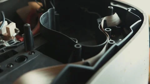 Assembly of the coffee maker after cleaning. Stock Footage 104153868