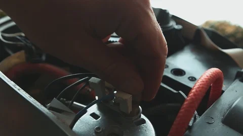 Assembly of the coffee maker after cleaning Stock Footage 104153940