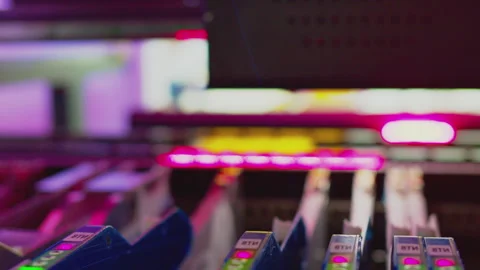 Assembly of complex components of modern elements for electronic devices. Stock Footage 277531732