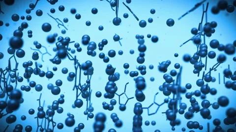 Assembly of a DNA strand Video stock 56802999