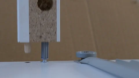 Assembly of a flat pack Stock Footage 98661953