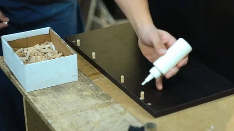 Assembly of furniture Stock Footage 72662490