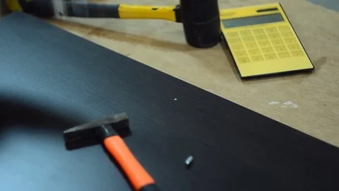 Assembly of furniture Stock-Footage 72711075