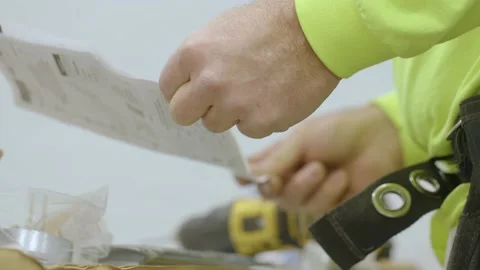 Assembly instructions Stock Footage 238859461