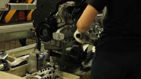 Assembly-line Video stock 47500534