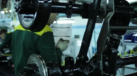 Assembly-line Video stock 47501552