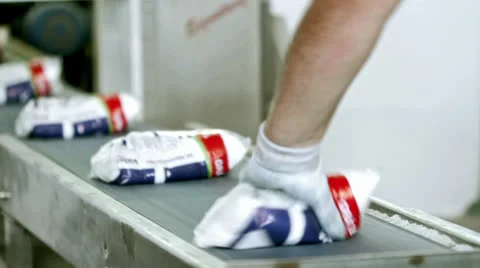 Assembly line hand picking Stock-Footage 25916289