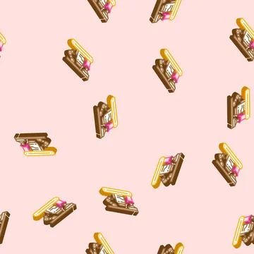 Assembly line manufacturing engineer isometric icon seamless pattern Stock Illustration