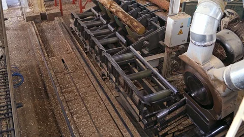 Assembly line in production Stock Footage 119264351