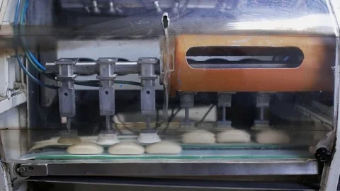 Assembly line with soap Stock Footage 83441844