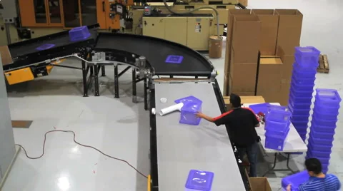 Assembly Line Worker Video stock 930238