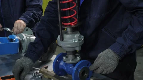 Assembly of the part Stock Footage 281066687