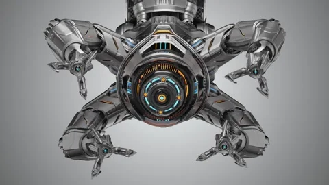ASSEMBLY ROBOT Video stock 253019987