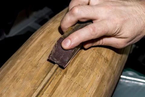 Assembly of ship model Stock Photos