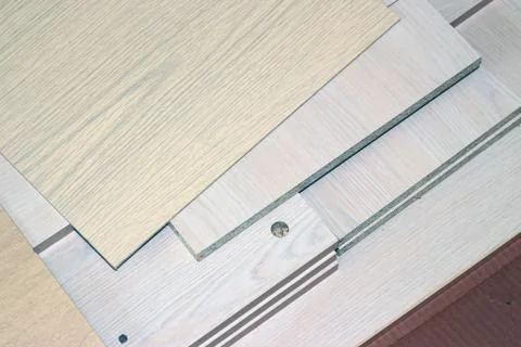 Assembly of the table Foto stock