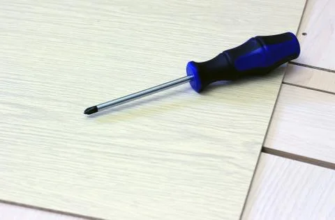 Assembly of the table Foto stock