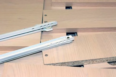 Assembly of the table Foto stock