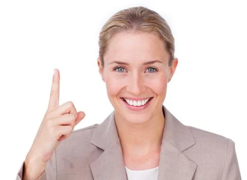 Assertive businesswoman making notes on her agenda Stock Photos