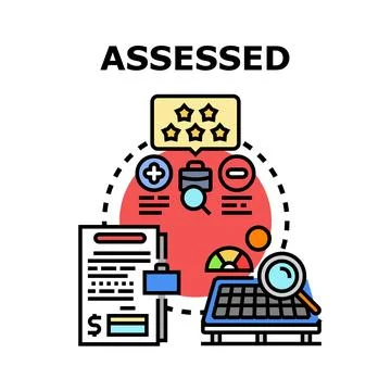 Assessing business performance and evaluating financial outcomes Stock Illustration