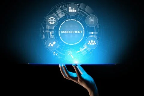 Assessment analysis Business analytics evaluation measure technology concept. Фото