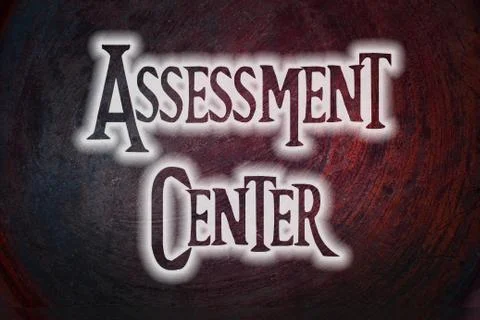 Assessment center concept Stock Illustration