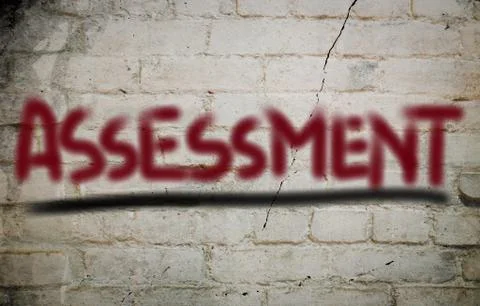 Assessment Concept Illustrazione stock