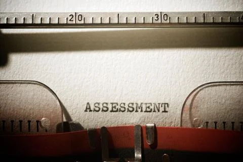 Assessment concept view Stock Photos
