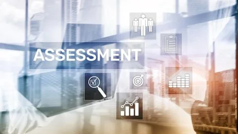 Assessment Evaluation Measure Analytics Analysis Business and Technology concept Foto stock